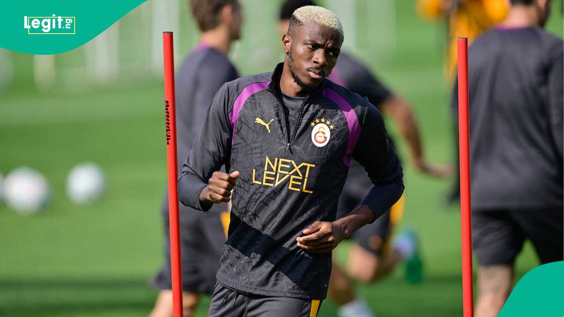 Victor Osimhen, Galatasaray, Florya Oktay Metin, Istanbul, Turkiye. Victor Osimhen, Galatasaray, Florya Oktay Metin, Istanbul, Turkiye.