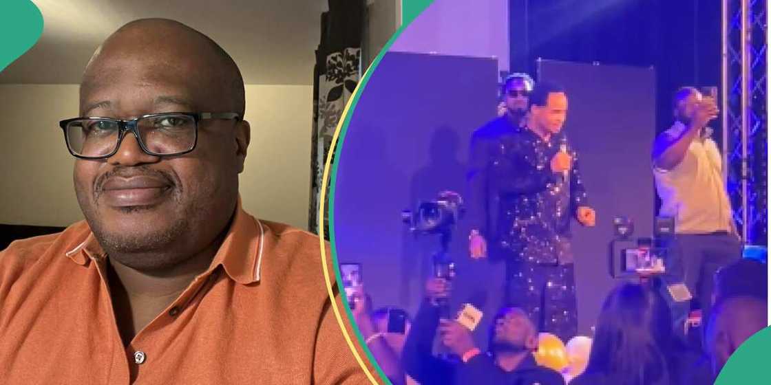 Man stuns many as he shares rare video from Odumeje's show in London Man stuns many as he shares rare video from Odumeje's show in London