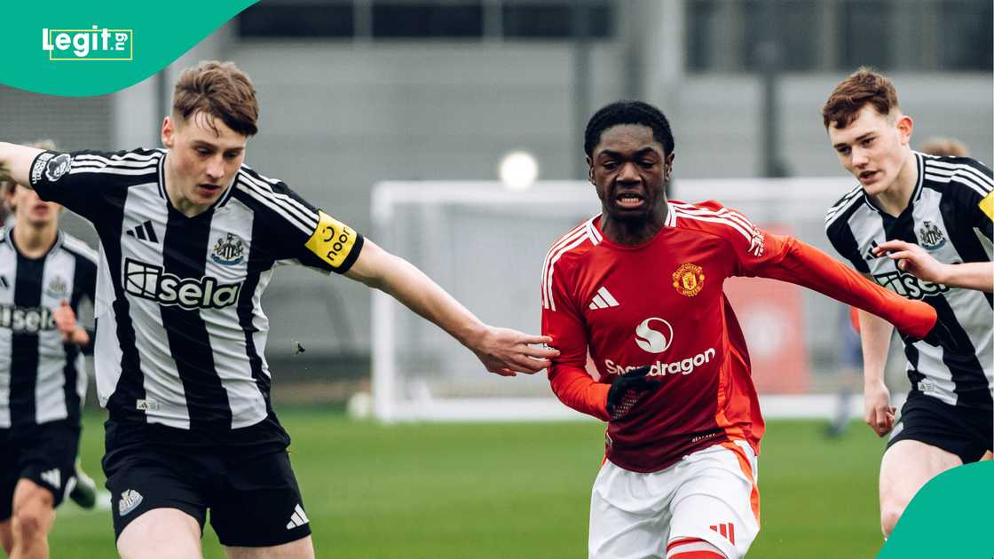 Dante Plunkett in action against Newcastle United U18. Photo by Zohaib Alam