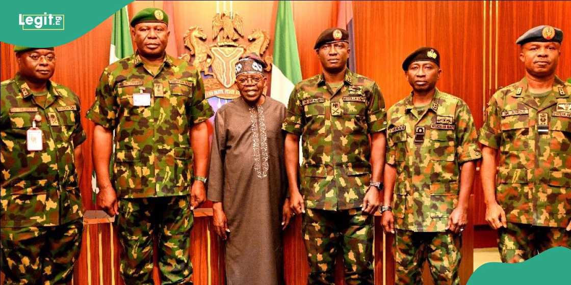 President Bola Tinubu nominated the new service chiefs to reform the nation’s security system. President Bola Tinubu nominated the new service chiefs to reform the nation’s security system.