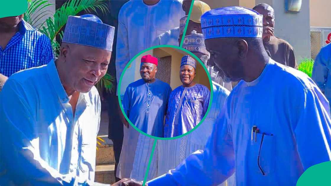 Tsohon minista ya gana da tsohon gwamnan Kano Tsohon minista ya gana da tsohon gwamnan Kano