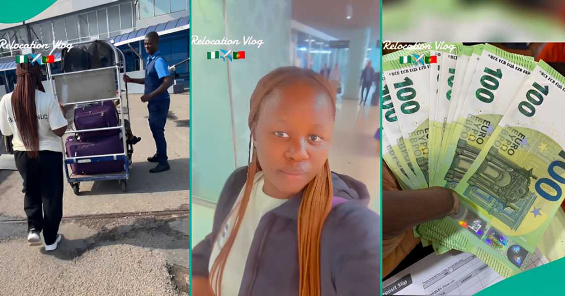 Nigerian Lady Who Relocated to Portugal Shares Journey in Exciting Video, Many React Nigerian Lady Who Relocated to Portugal Shares Journey in Exciting Video, Many React