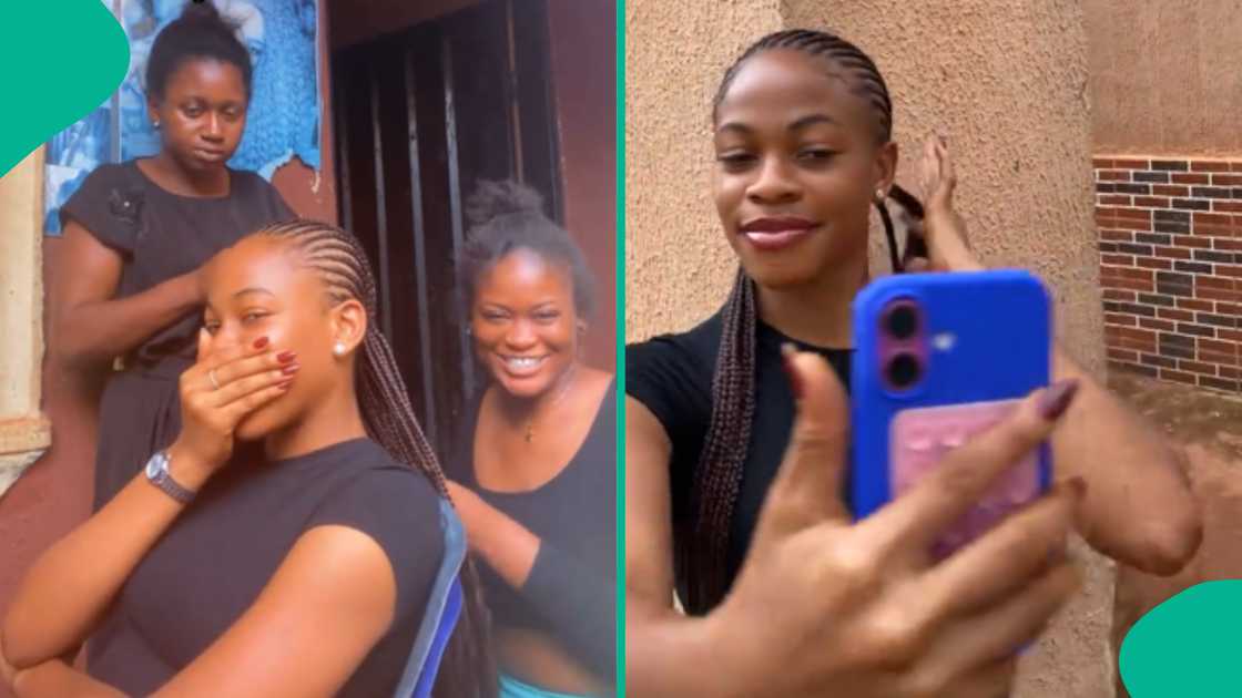 Hairdresser posts new video of lady Asherkine took on luxury date, begs Nigerian to leave her alone