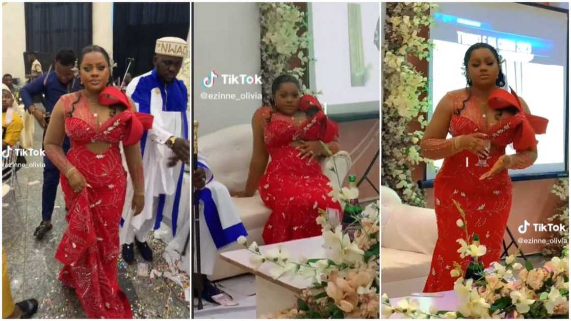 Corset gown on wedding/bride struggles to breathe. Corset gown on wedding/bride struggles to breathe.