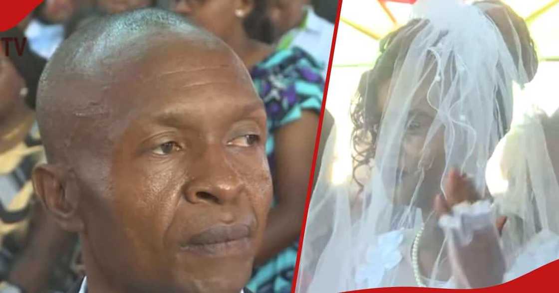 Deaf Nakuru couple during their wedding. Deaf Nakuru couple during their wedding.