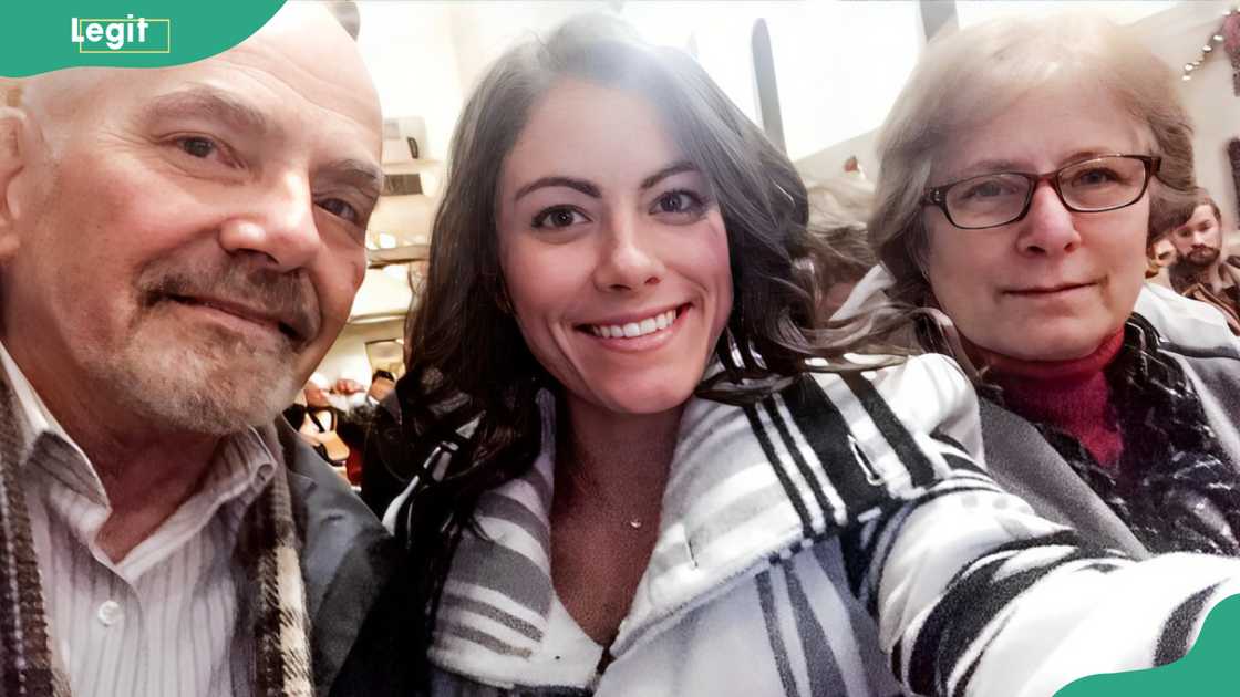 Kacy Catanzaro and her parents