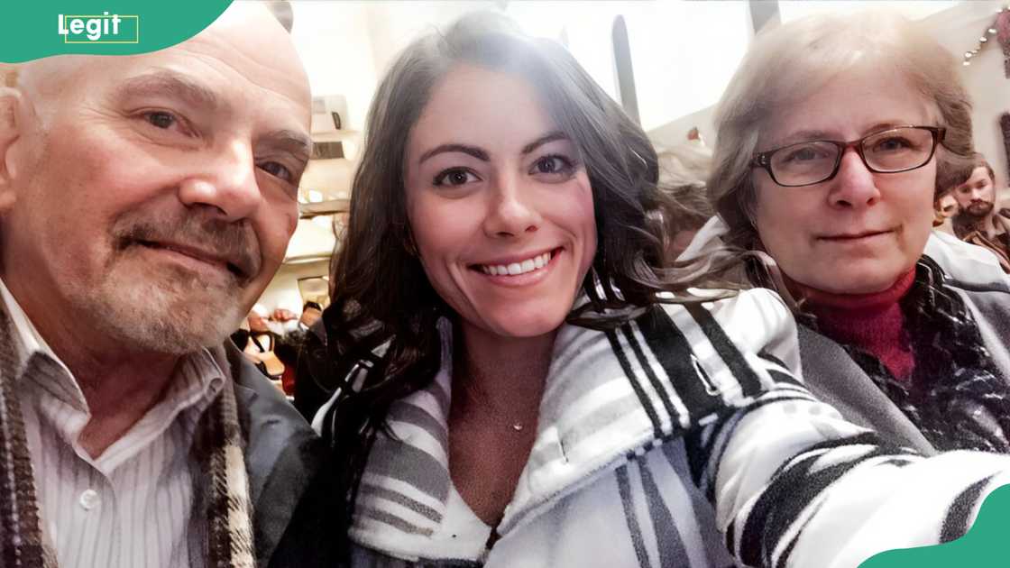 Kacy Catanzaro and her parents Kacy Catanzaro and her parents