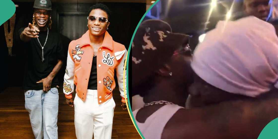 Wizkid and Seyi Vibez hang out together Wizkid and Seyi Vibez hang out together
