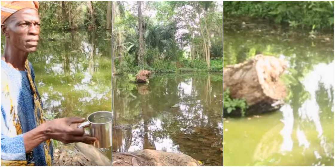 Sogidi Lake is in Awe, a town in Oyo state Sogidi Lake is in Awe, a town in Oyo state