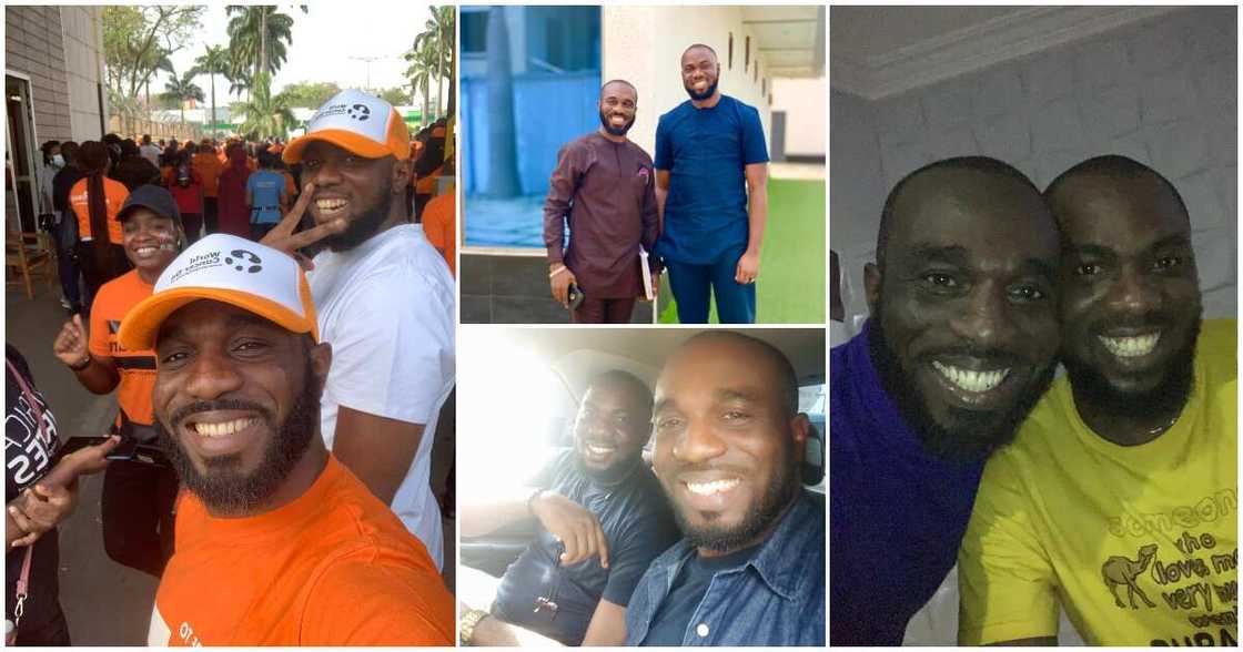 Lesley Obyno Mbakwe and Obiora Kenneth Chinwuba have striking resemblance, two unrelated Nigerian men who lookalike Lesley Obyno Mbakwe and Obiora Kenneth Chinwuba have striking resemblance, two unrelated Nigerian men who lookalike