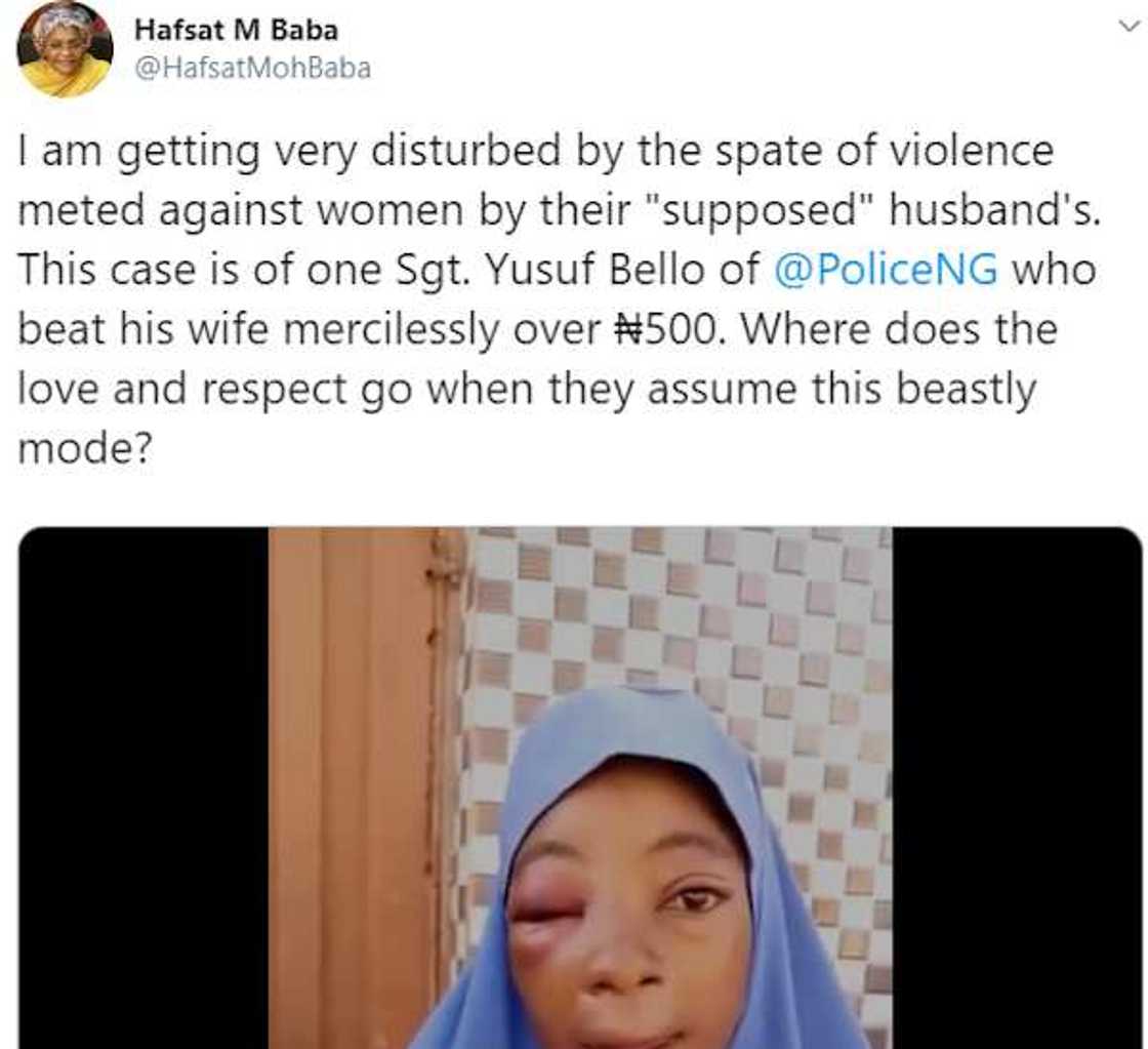 Hotuna: Dan sanda ya yiwa matarsa dukan kawo wuka kan N500 a Kaduna Hotuna: Dan sanda ya yiwa matarsa dukan kawo wuka kan N500 a Kaduna