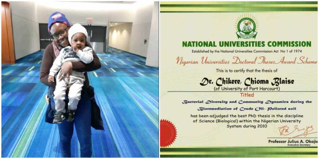 Proud mum of 4 kids mocked as a 'baby making machine' gets award for best thesis in Nigeria, many react Proud mum of 4 kids mocked as a 'baby making machine' gets award for best thesis in Nigeria, many react