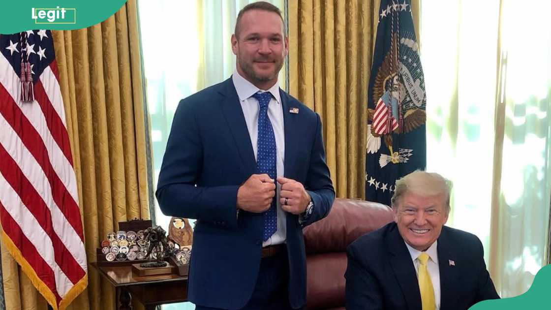 Brian Urlacher and Donald Trump Brian Urlacher and Donald Trump