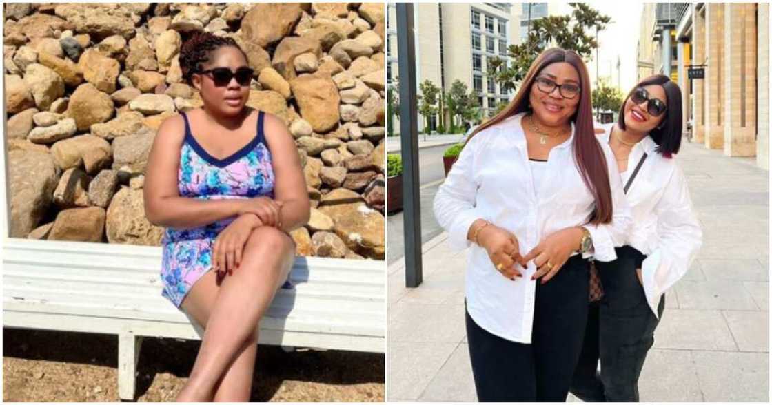 Nollywood actress Regina Daniela and her mum Rita