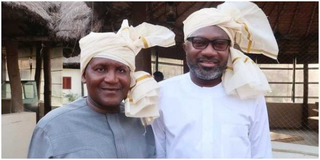 6 Times Dangote, Otedola Gave Billionaire Goal in Epic Throwback Pictures