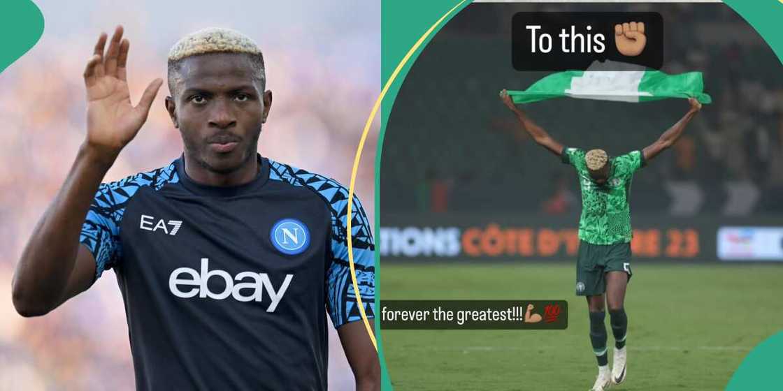 Photos of Victor Osimhen in the hospital two days before South Africa's match Photos of Victor Osimhen in the hospital two days before South Africa's match