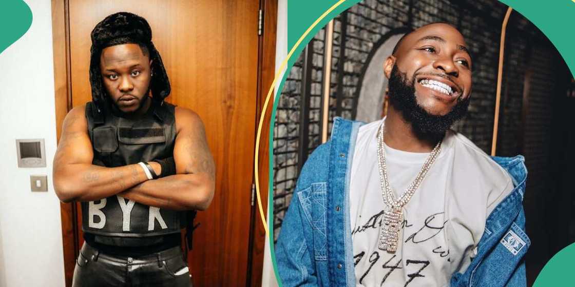 Ghanaian rapper calls out Nigerian singer Davido. Ghanaian rapper calls out Nigerian singer Davido.