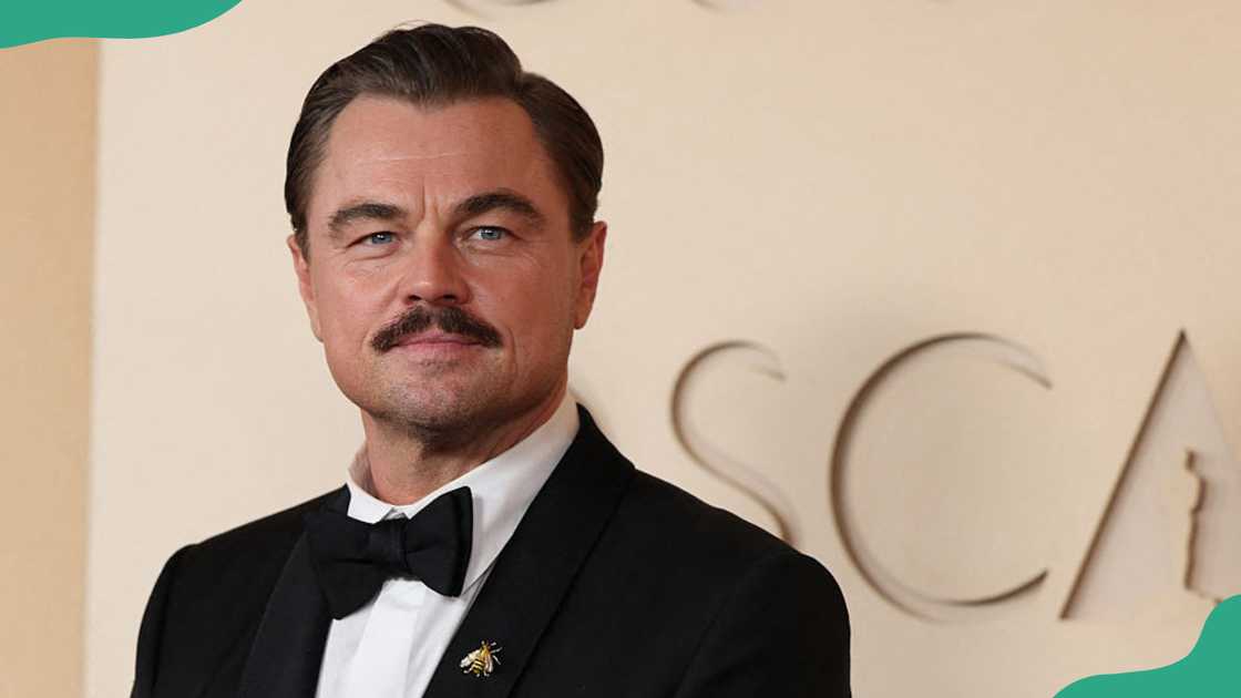 Leonardo DiCaprio attends an award ceremony Leonardo DiCaprio attends an award ceremony