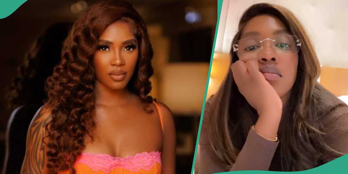 Tiwa Savage wears recommended glasses. Tiwa Savage wears recommended glasses.