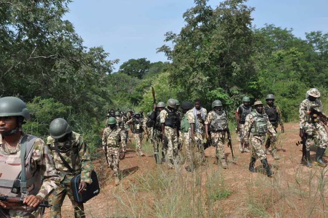 Nigerian troops Nigerian troops