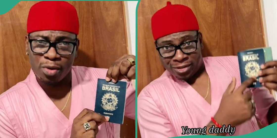 Nigerian man gets Brazilian passport. Nigerian man gets Brazilian passport.