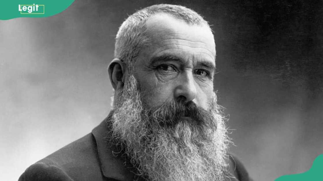 Claude Monet in a suit Claude Monet in a suit