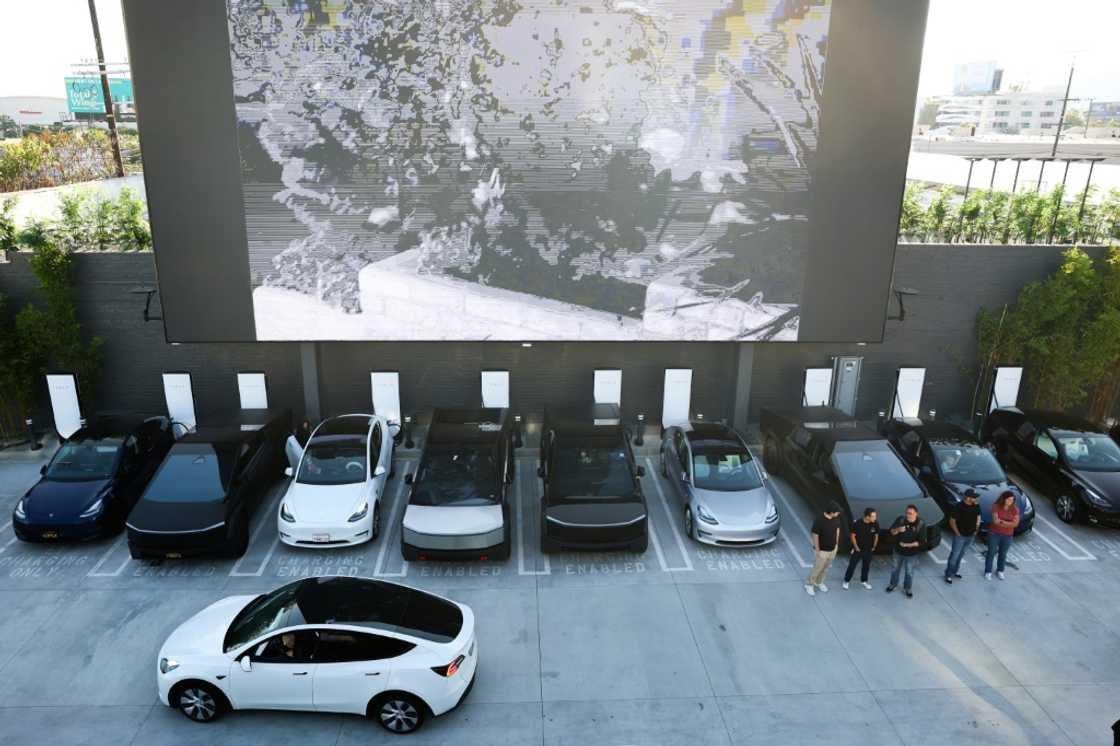 Electric vehicle maker Tesla reported a drop in profits for the second quarter of 2025, down 16 percent from the same period the previous year Electric vehicle maker Tesla reported a drop in profits for the second quarter of 2025, down 16 percent from the same period the previous year