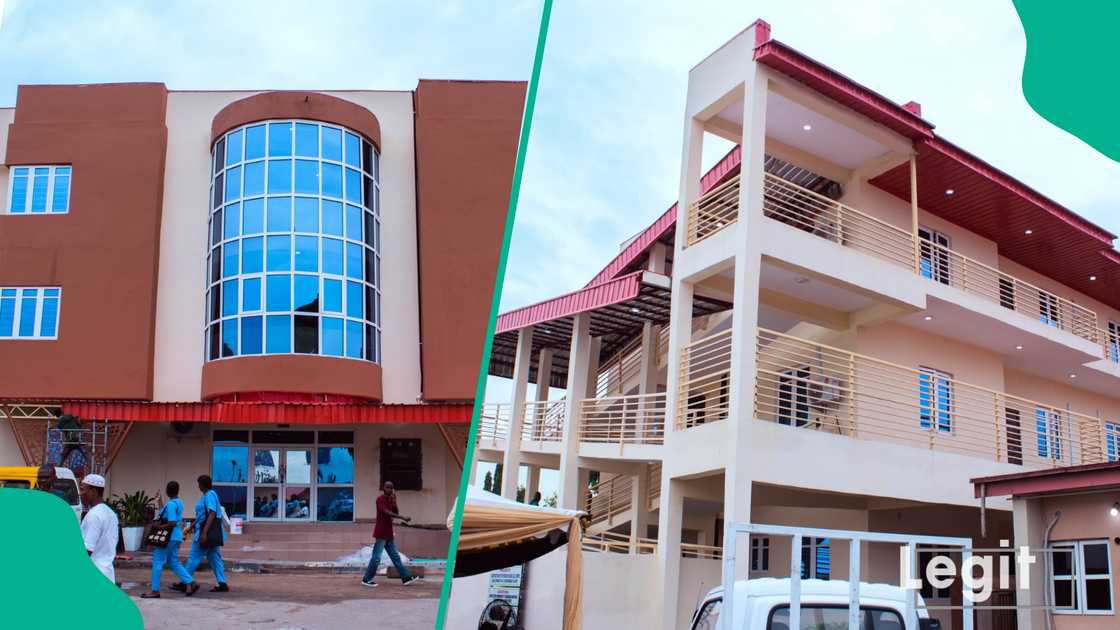 A building at LASUTH in Lagos, where Tutu received intensive medical care.