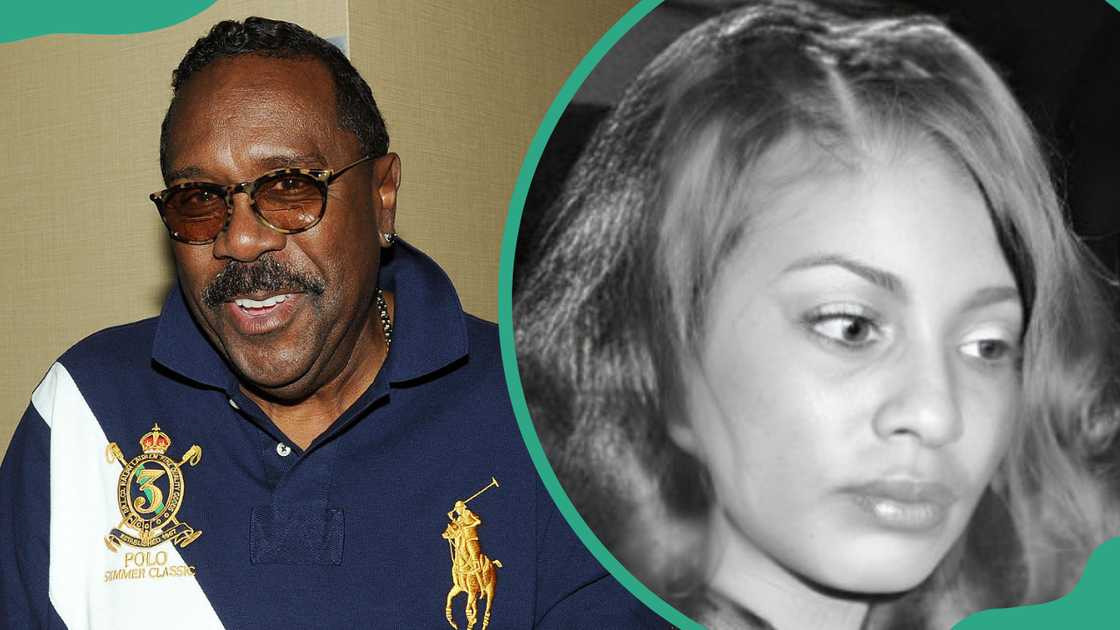 Demond Wilson at Parsippany Hilton in Parsippany, New Jersey (L). Cicely Johnston in 1974 (R).