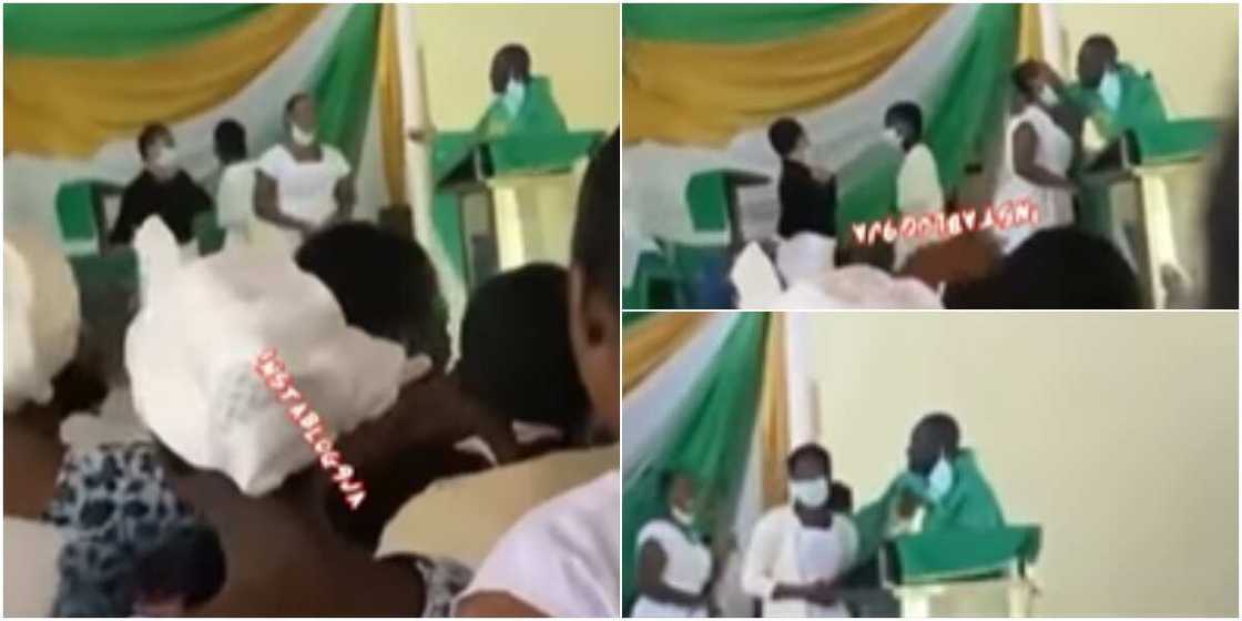 The reverend father has got people talking on social media The reverend father has got people talking on social media