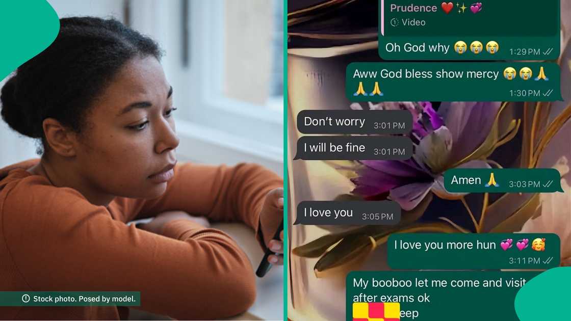 Man's last chats with girlfriend before dying break hearts online Man's last chats with girlfriend before dying break hearts online