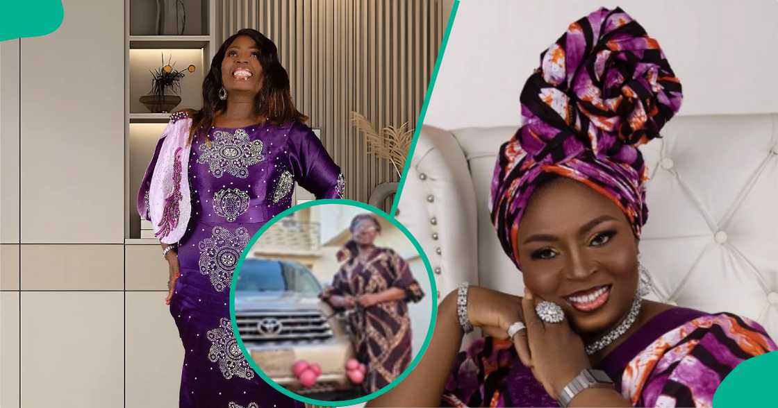 Jumoke George gifted a brand-new car and apartment. Jumoke George gifted a brand-new car and apartment.