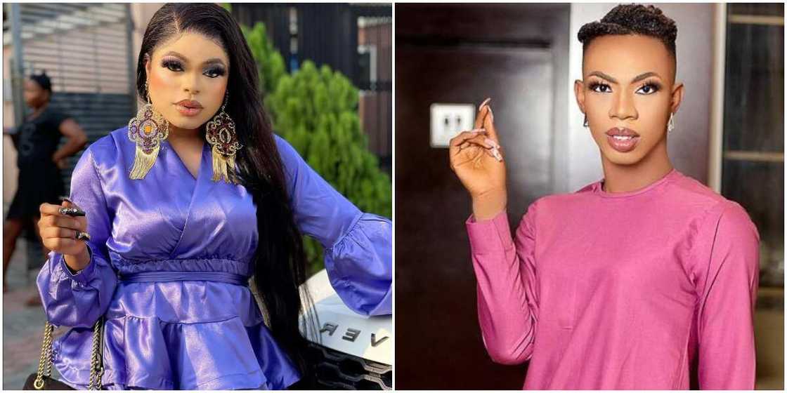 Bobrisky and James Brown