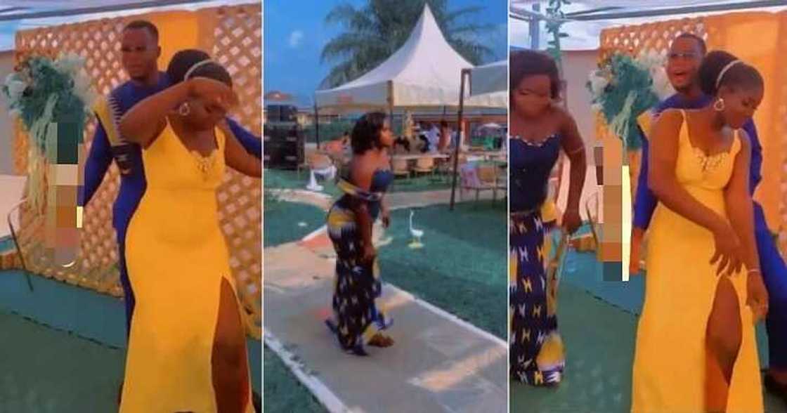 Bride angrily walks out of wedding venue Bride angrily walks out of wedding venue