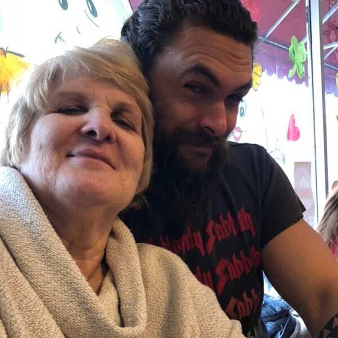 Jason Momoa and his mother Jason Momoa and his mother