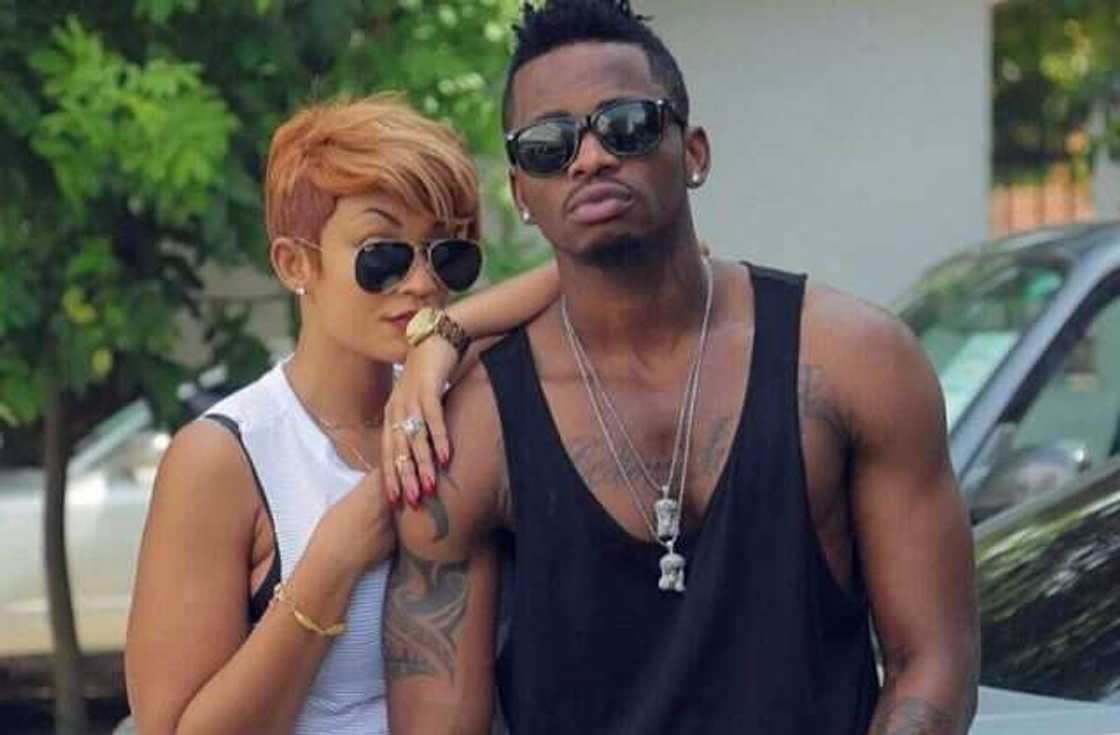 Diamond Platnumz and his ex-wife Diamond Platnumz and his ex-wife
