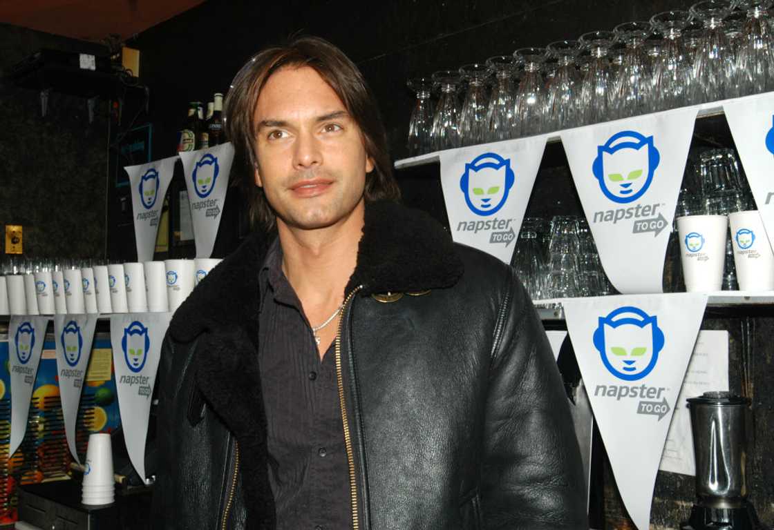 Marcus Schenkenberg at a music event