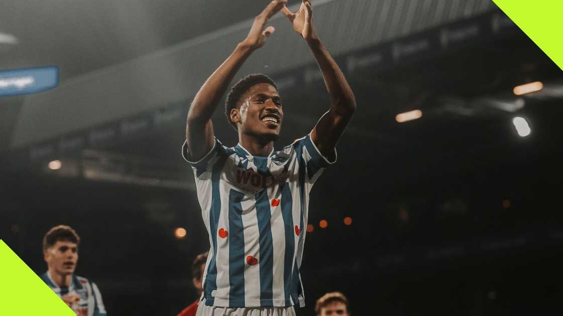 Isaiah Ahmed made his Eredivisie debut for SC Heerenveen