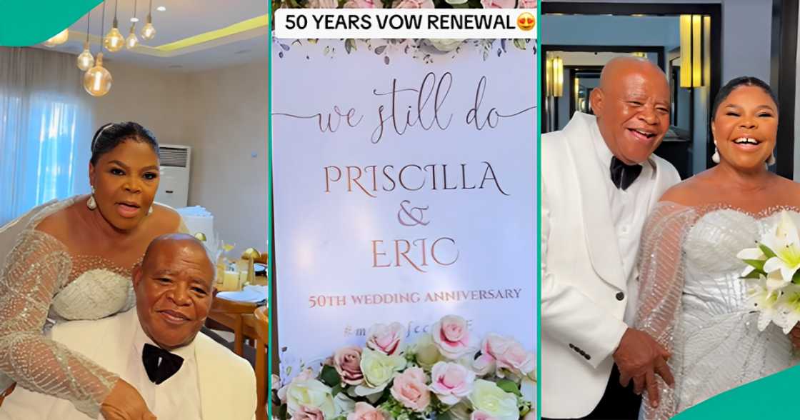 Nigerian Couple Celebrates 50th Wedding Anniversary, Melts Hearts With Romantic Video