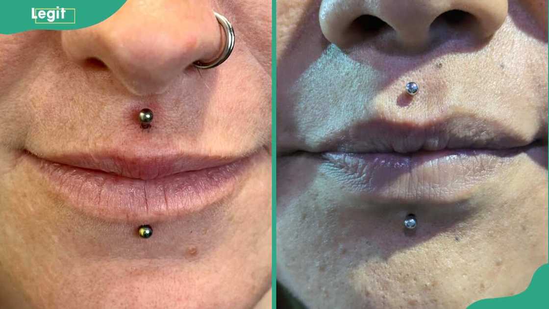 Cyber bites lip piercing