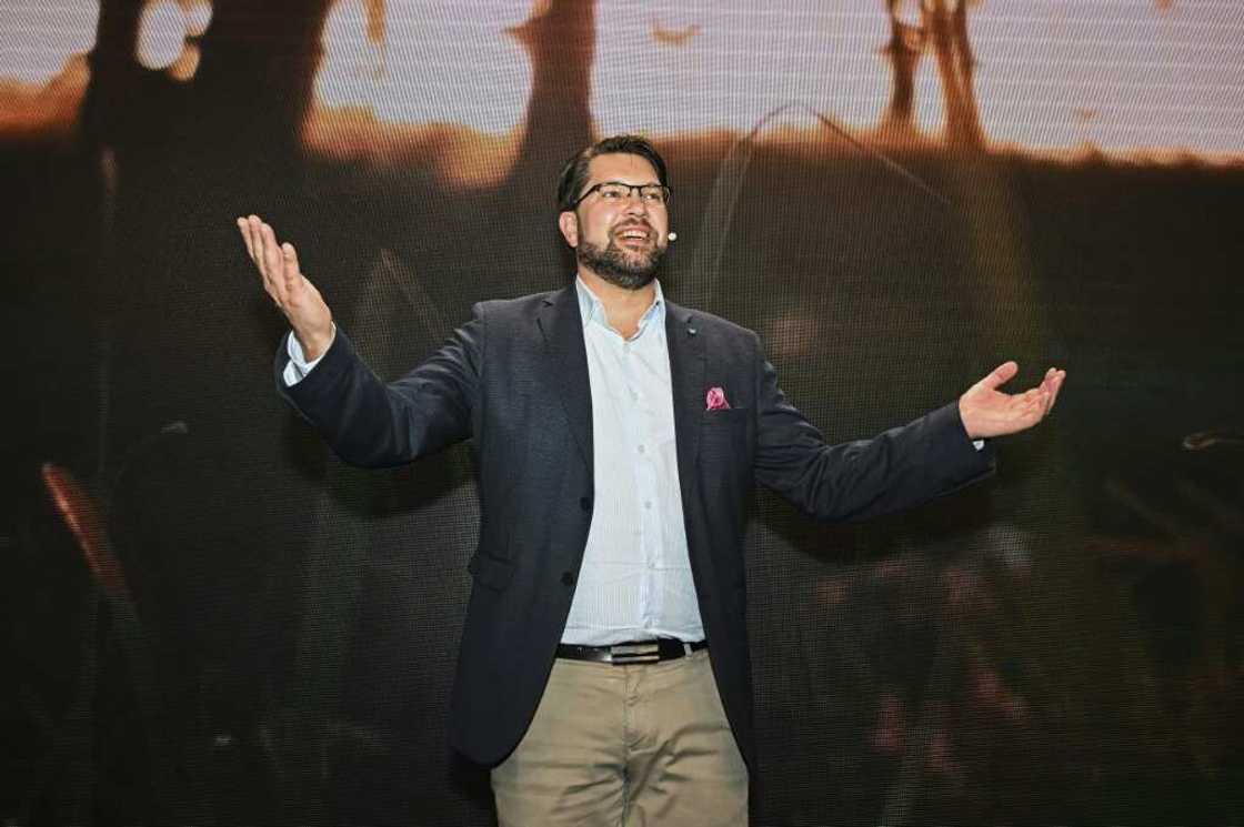 'Now the work begins of making Sweden great again,' said Akesson 'Now the work begins of making Sweden great again,' said Akesson