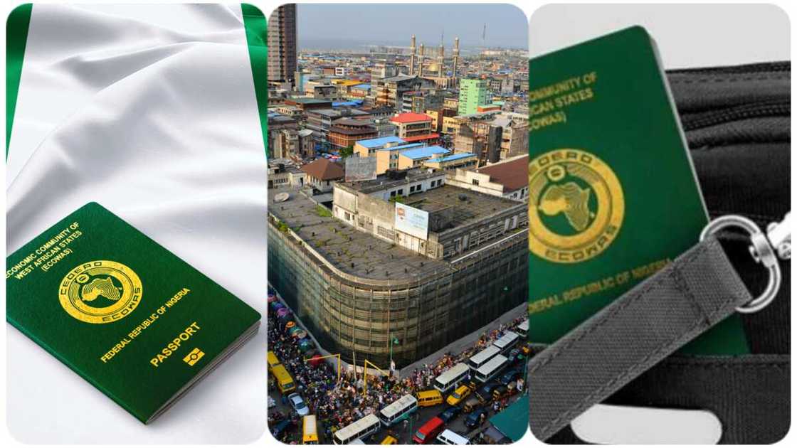 Photo of Nigerian passport. For illustration purposes only. Depicted person or object has no relationship to events described in this material. Photo of Nigerian passport. For illustration purposes only. Depicted person or object has no relationship to events described in this material.