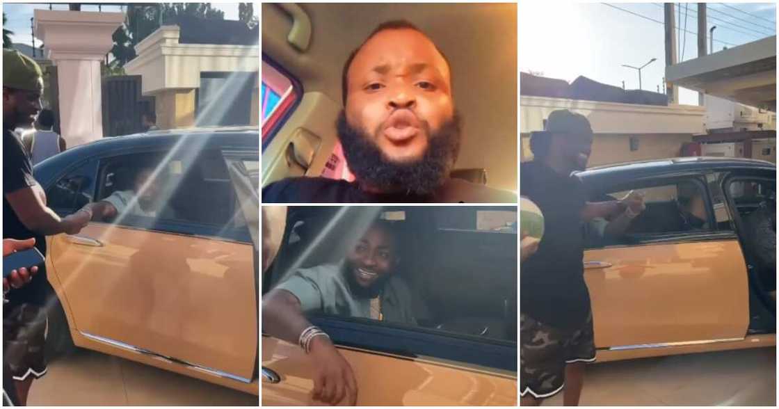 Controversial video of Davido greeting Paul PSquare. Controversial video of Davido greeting Paul PSquare.