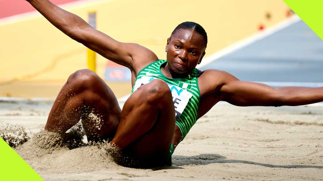 Ese Brume qualified for the Women's Long Jump final. Ese Brume qualified for the Women's Long Jump final.