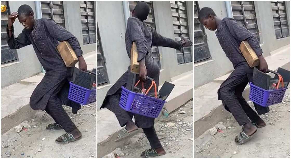 Cobbler dancing in the streets.