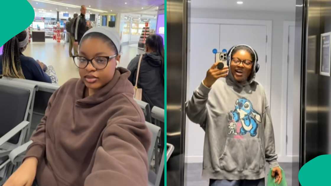 Lady shares her journey from UK to Nigeria. Lady shares her journey from UK to Nigeria.