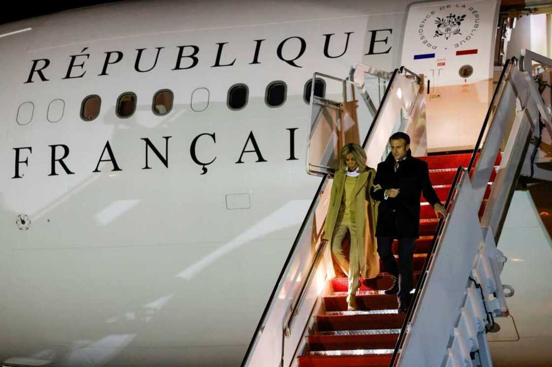 Emmanuel Macron (R) will be the first French president to be welcomed for two US state visits Emmanuel Macron (R) will be the first French president to be welcomed for two US state visits
