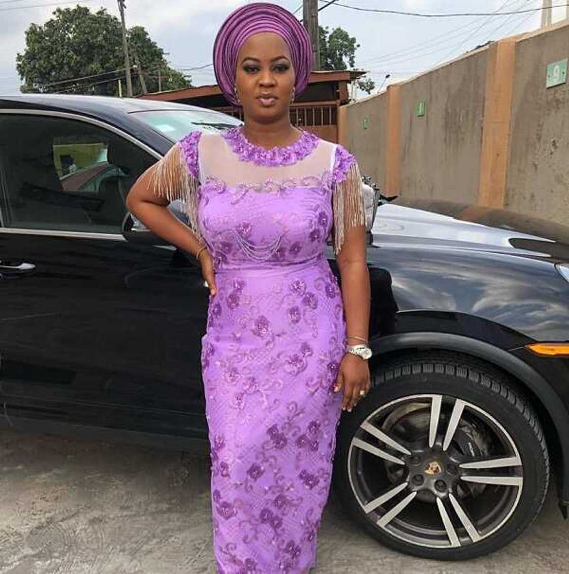 Bella Naija Aso Ebi straight dress