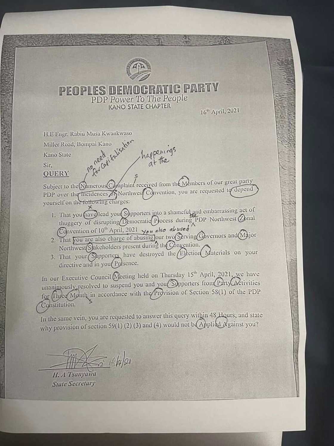 Mai dakin El-Rufai ta zakulo kura-kurai 37 a sanarwar da PDP ta fitar a kan Kwankwaso Mai dakin El-Rufai ta zakulo kura-kurai 37 a sanarwar da PDP ta fitar a kan Kwankwaso