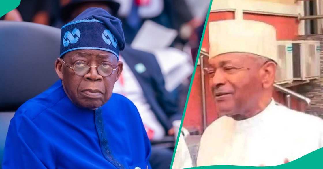 Shugaba Tinubu da Marigayi Kanal Mana. Shugaba Tinubu da Marigayi Kanal Mana.